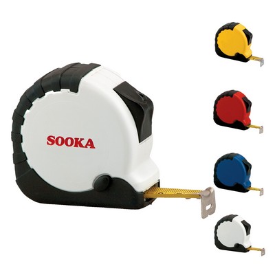 3' Portable Mini Tape Measure Keychain W/Slide Lock