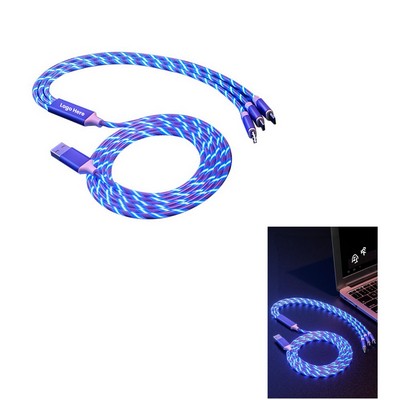 3" 1 Light Up Charging Cable