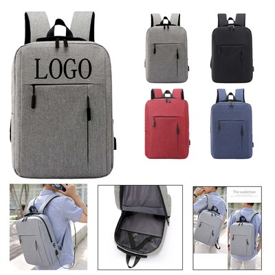 Business USB Charging Laptop Backpack