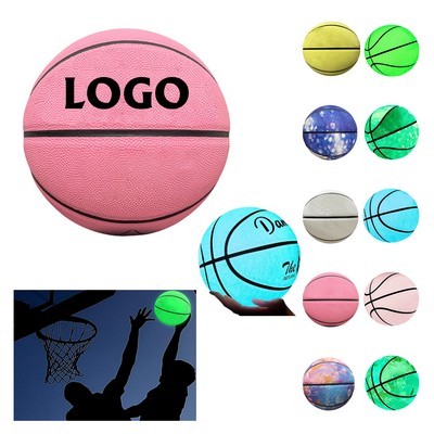 Pu Soft Leather Luminous Basketball