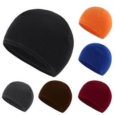 Winter Fleece Beanie Cap