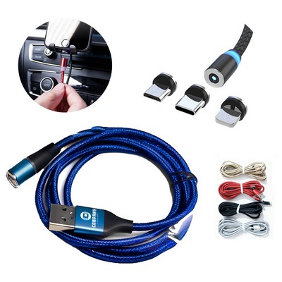 3-in-1 Magnetic Charging Cable with LED Light
