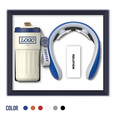 Coffee Bottle + Cervical Massage Machine Gift Set