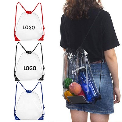 Clear Drawstring Backpack