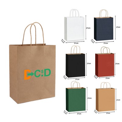 Kraft Paper Shopper Tote Bag