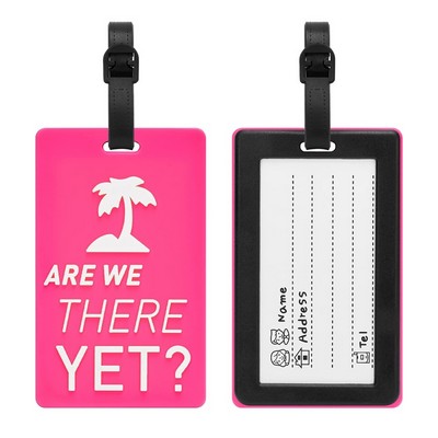 Soft Luggage Tag with Hard Back