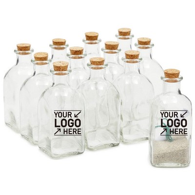6 oz Clear Glass Bottle