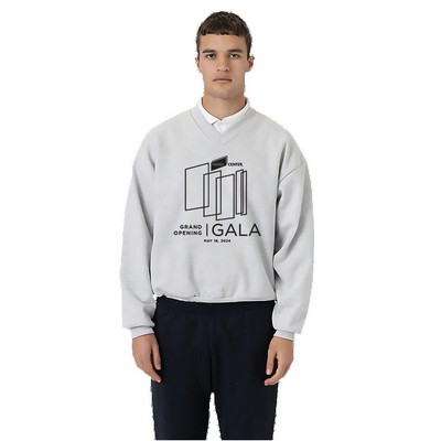 Heavy Fleece V-Neck Sweatshirt