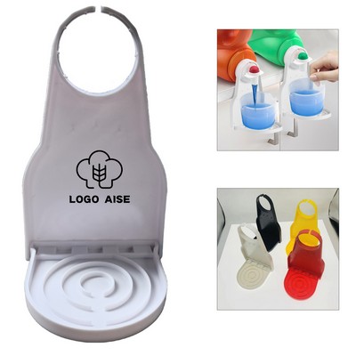 Laundry Detergent Cup Holder with Drip Prevention Tray