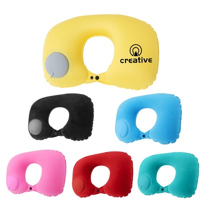 Auto-Inflate U-Shaped Travel Neck Pillow
