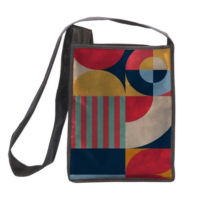 Full Color Tote Bag with Long Wide Shoulder Strap