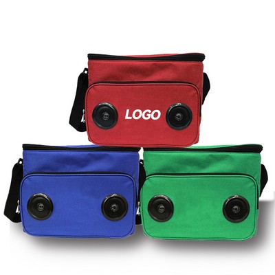 Outdoor Cooler Bag with Built-In Waterproof Wireless Speaker
