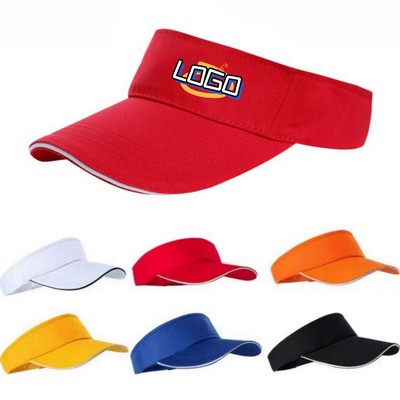 Summer Sports Golf Visor Hat Hollow Sun Hat