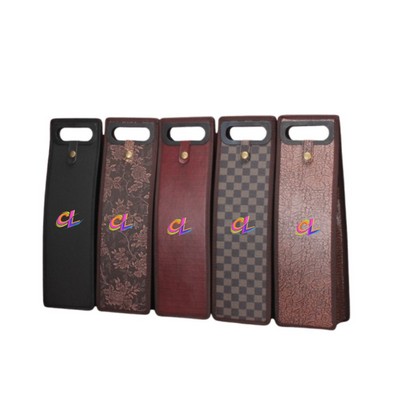 Leather Wine Tote Carrier