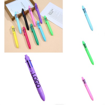 6-Color Retractable Ballpoint Pen
