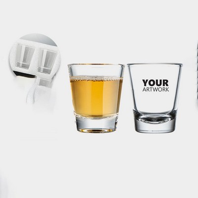 2oz Clear Glass Shot Glass Whiskey Spirits Liquor Drinking