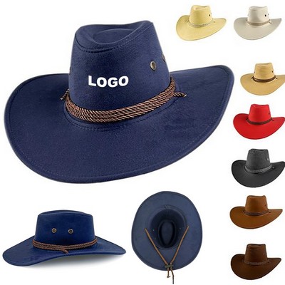 Western Suede Cowboy Hat