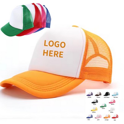 Breathable mesh baseball cap