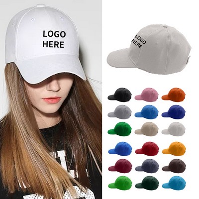 Pure Cotton 5-Panel Twill Cap