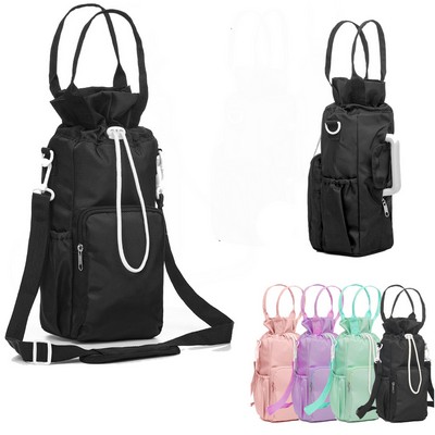 Single Shoulder Crossbody Bottle Bag