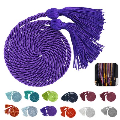 Polyester Graduation Honor Cord with Soft Chainette Tassel