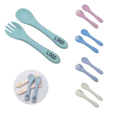 Silicone Spork and Spoon Set