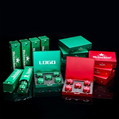 Set of 4 Natural Elm Wood Coasters