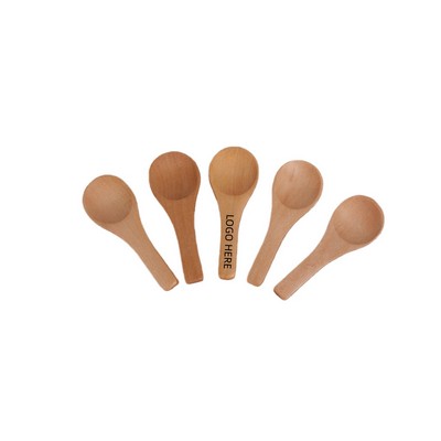 Short-Handled Wooden Spoon