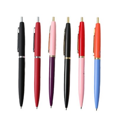 Custom Color Metallic Click Hotel Ballpoint Pens