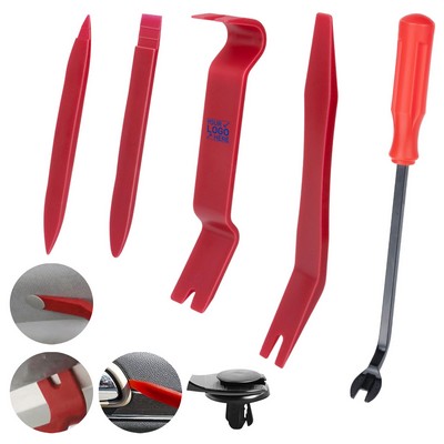 No-Scratch Auto Trim Removal Tool Kit 5-Piece Pry Set