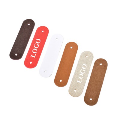 Customizable Removable DIY Knitwear Leather Tag