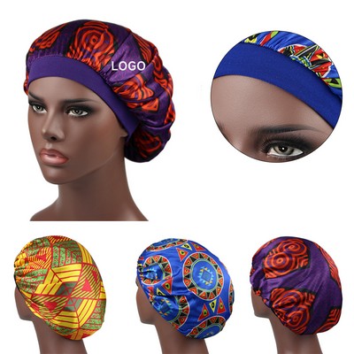 Satin Hair Bonnets Sleep Cap