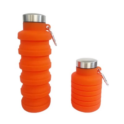 17 OZ Collapsible Silicone Bottle