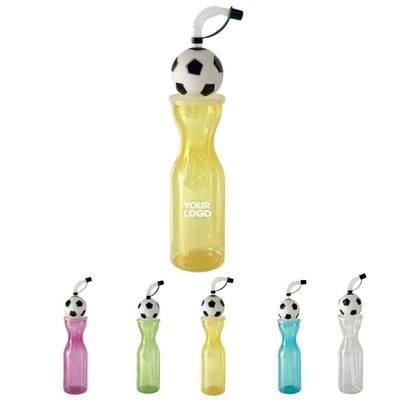 Soccer Ball Lid Sports Bottle