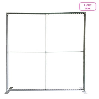Hardware only for Backlit LED Light Box SEG Floor Display WALL Kit, 8'W x 8'H