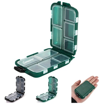 10 Compartments Fishing Tackle Organizing Box