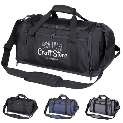 Travel Duffel Bag with Shoes Compartment