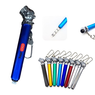 Mini Tire Gauge Keychain