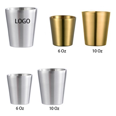 6 Oz/10 Oz Double Wall Metal Cups