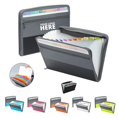 13 Pockets Document Organizer