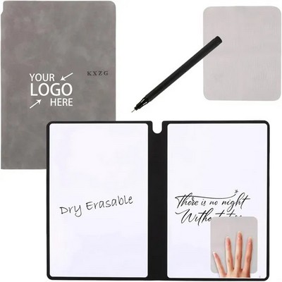 Reusable Dry Erasable Whiteboard with Pen and Wiping Cloth