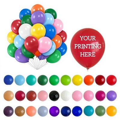 10" Colorful Latex Balloons
