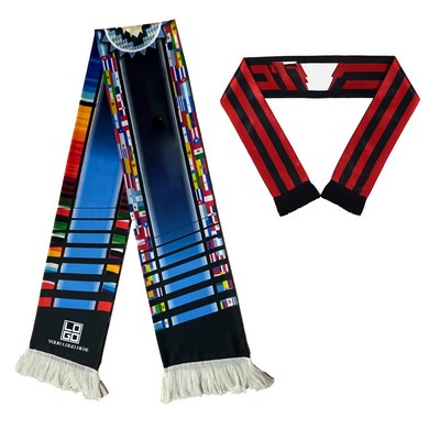Full Color Sublimation Stadium Soccer Scarf