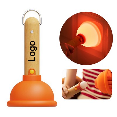Whimsical Plunger Night Light Fun Atmosphere Creator