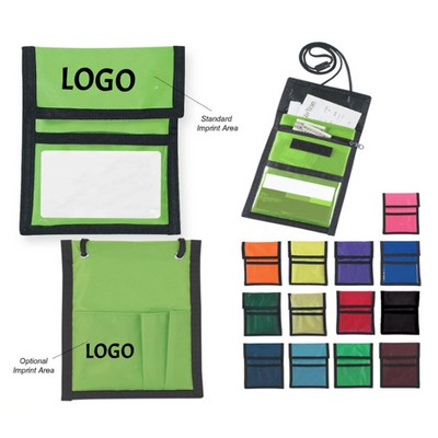 Neck Wallet Badge Holder
