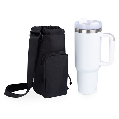 Eclipse Tumbler Tote with 40oz Stainless Travel Mug