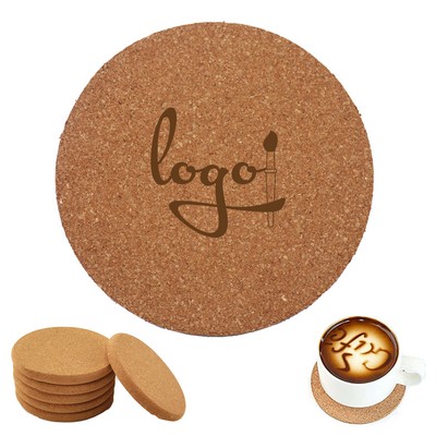 4-Inch Cork Coaster