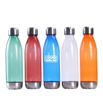 17 Oz Colorful Plastic Coke Bottle