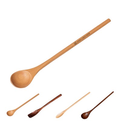 Wooden Long Handle Stirring Coffee Spoon
