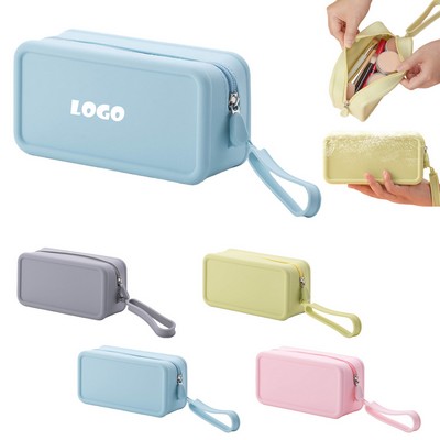 Versatile Silicone Makeup Holder Bag